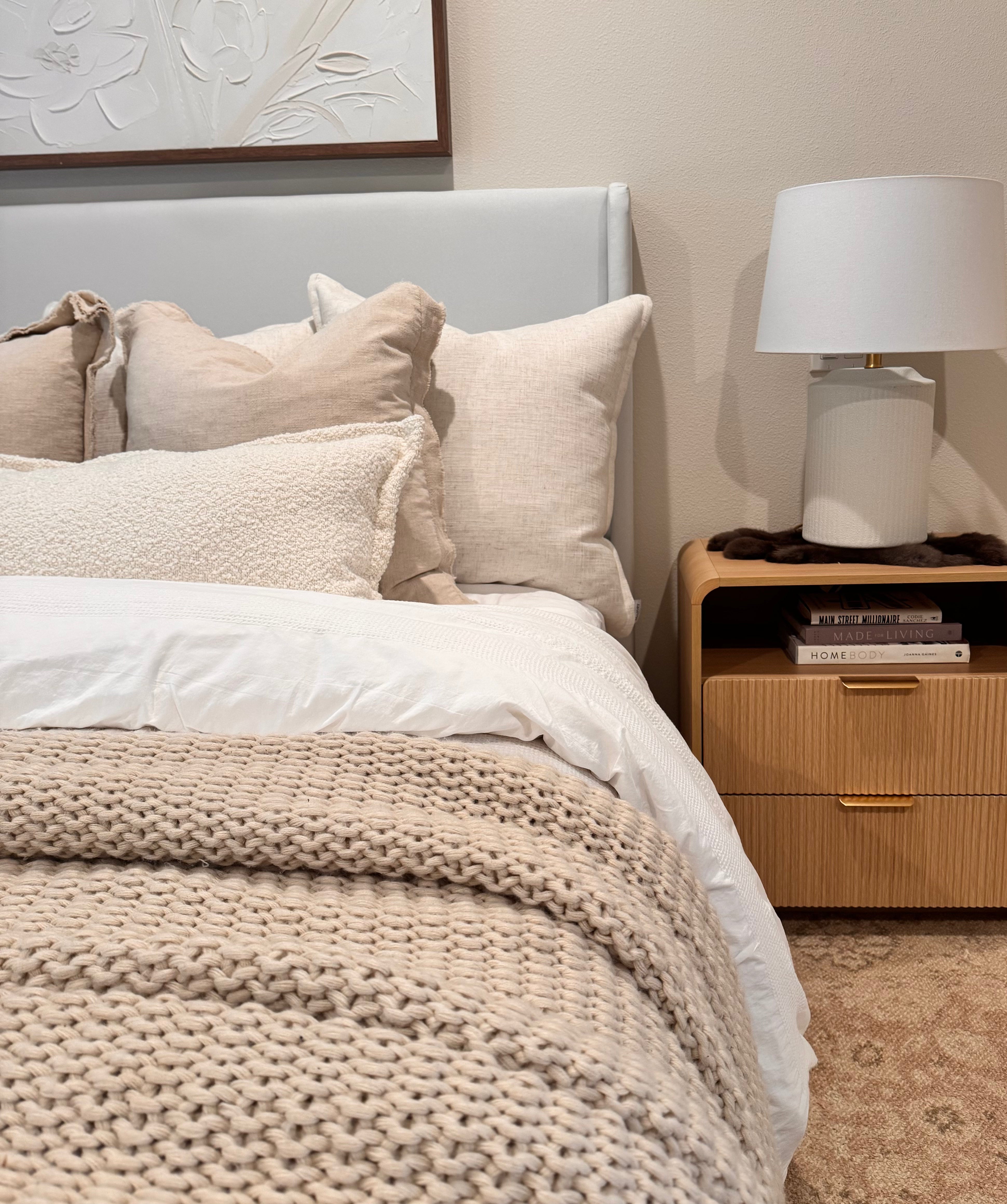 Bedroom staging and interior design | Luxury home staging and holiday décor services in Salem, Oregon | The Textured Home