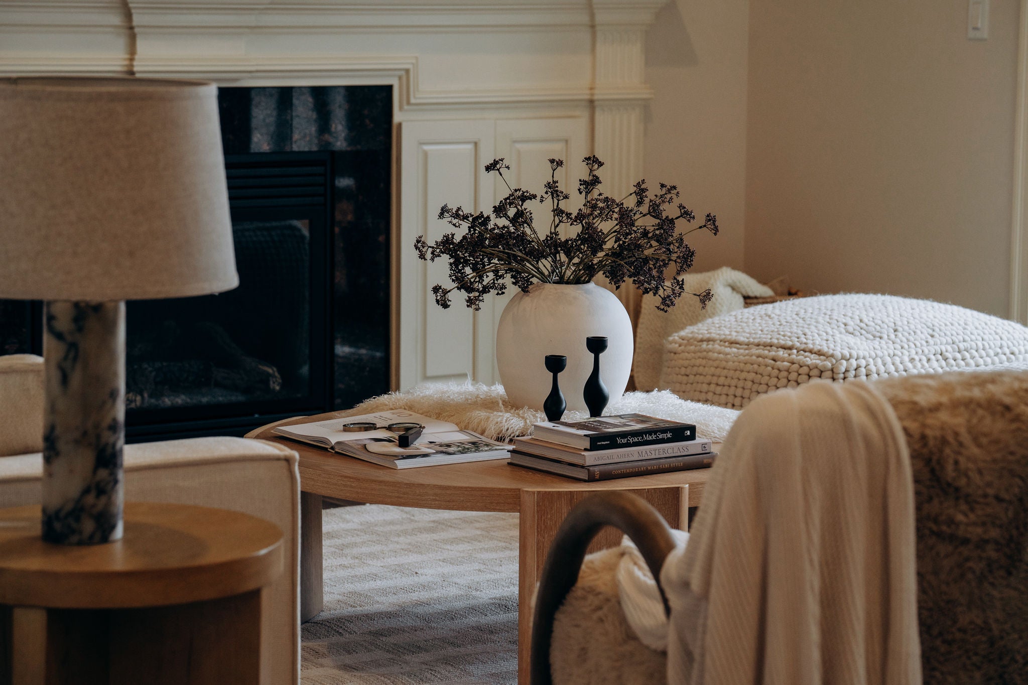 Living room and family room design | Luxury home staging and holiday décor services in Salem, Oregon | The Textured Home